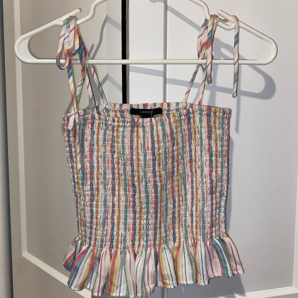 Spaghetti strap tank top